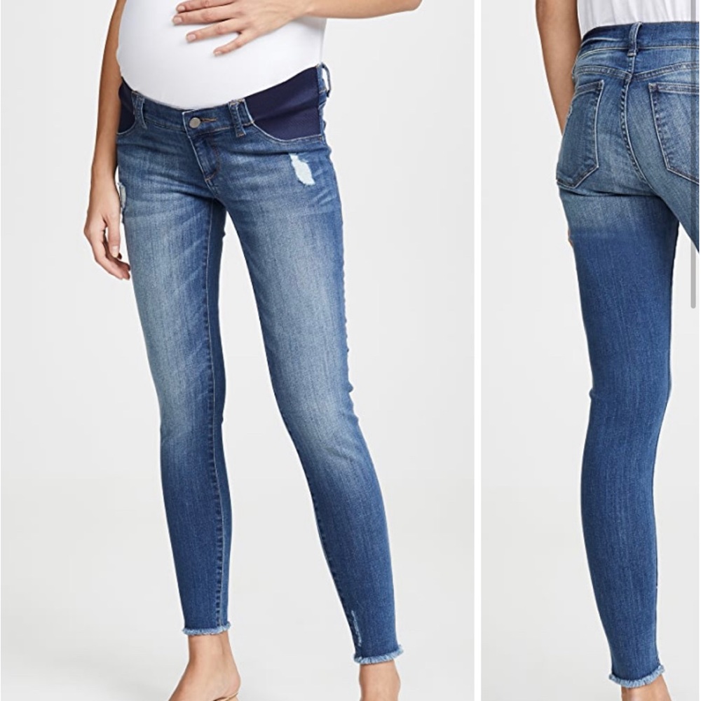 DL1961 Emma Power Legging Skinny Maternity Jeans NWOT sz 26 color Strobe Blue